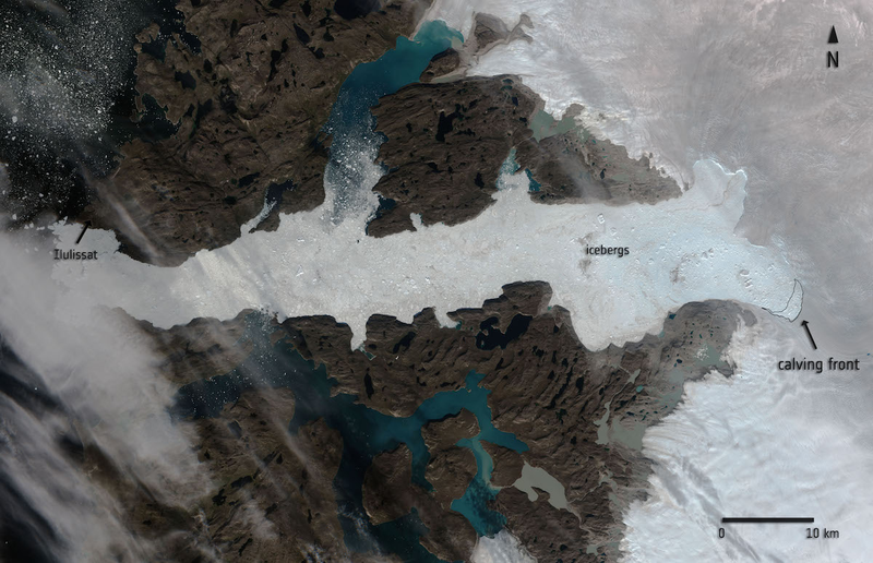 Illustration for article titled Un glaciar expulsa al Océano Atlántico un masivo bloque de hielo de 12'5 km2
